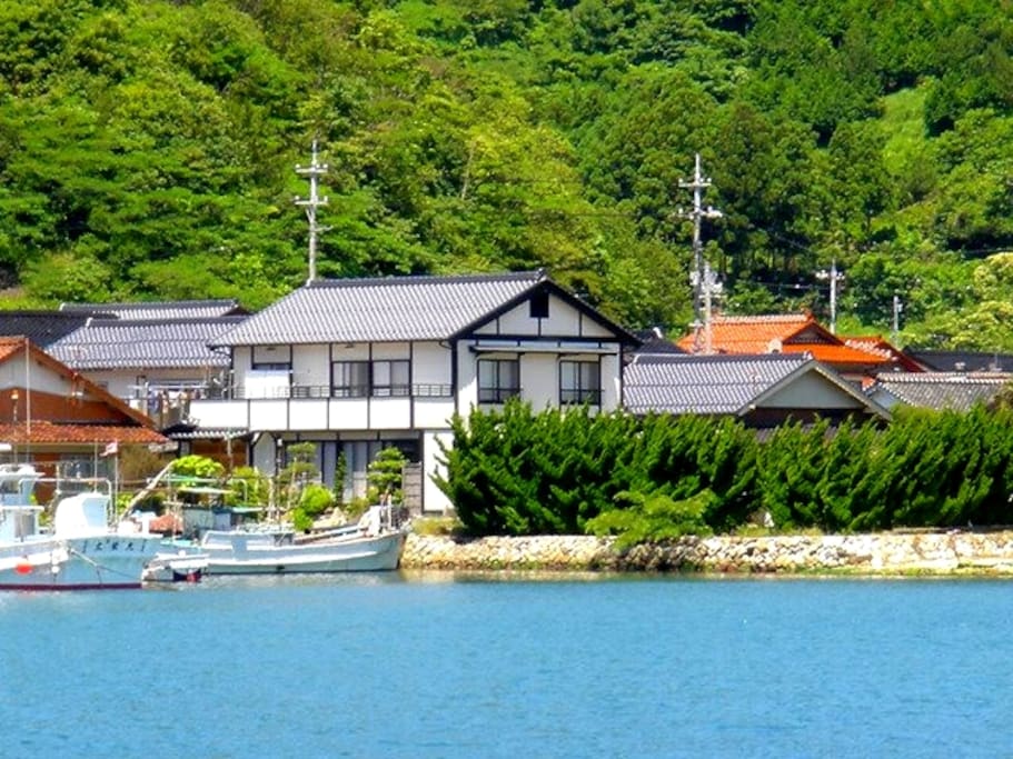 The house is near the sea.