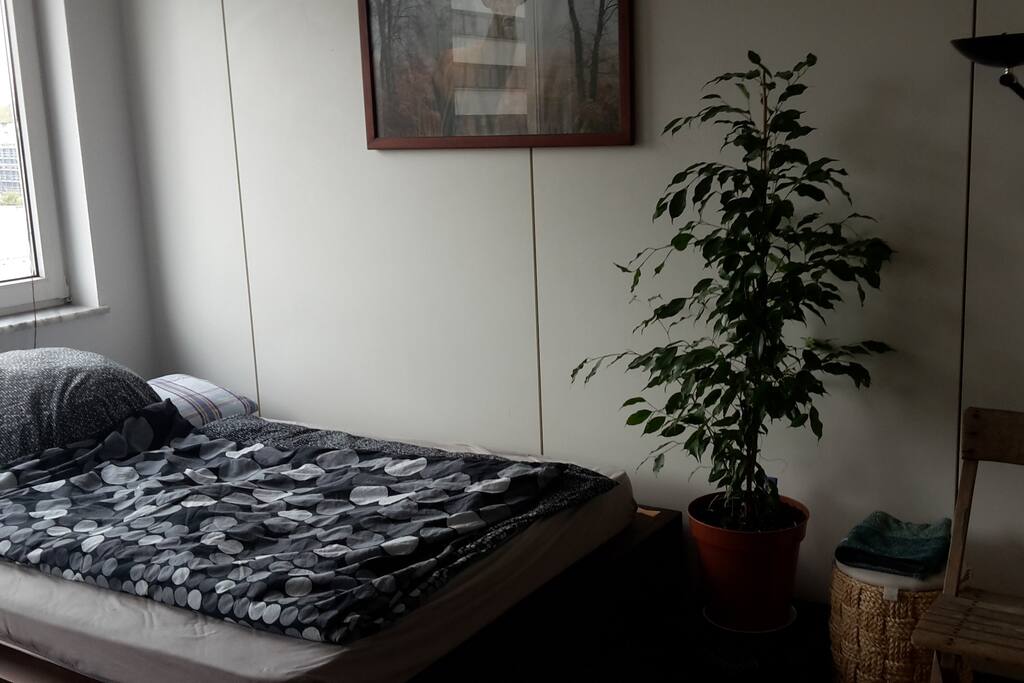 Bett (rechte Zimmerseite)