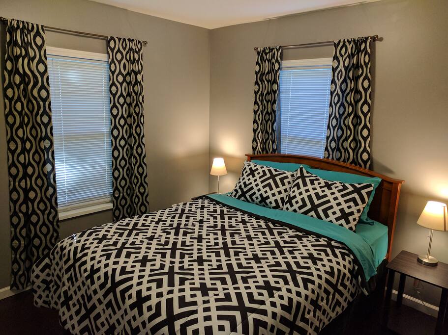 Queen sized bed