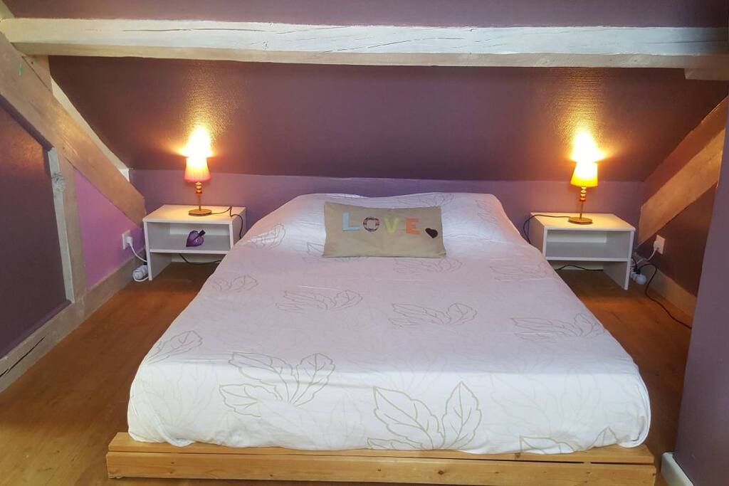 Chambre "parme" lit 140