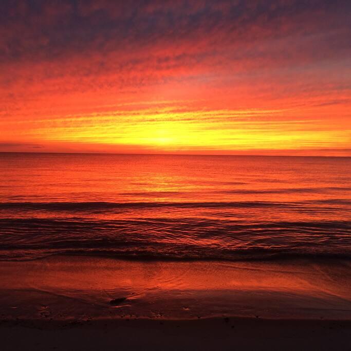 bay sunset