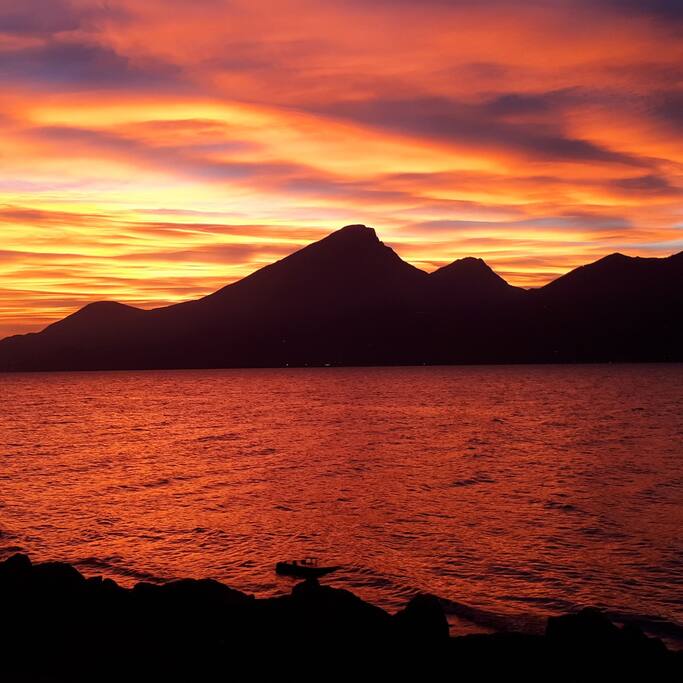 Tramonto dalla terrazza