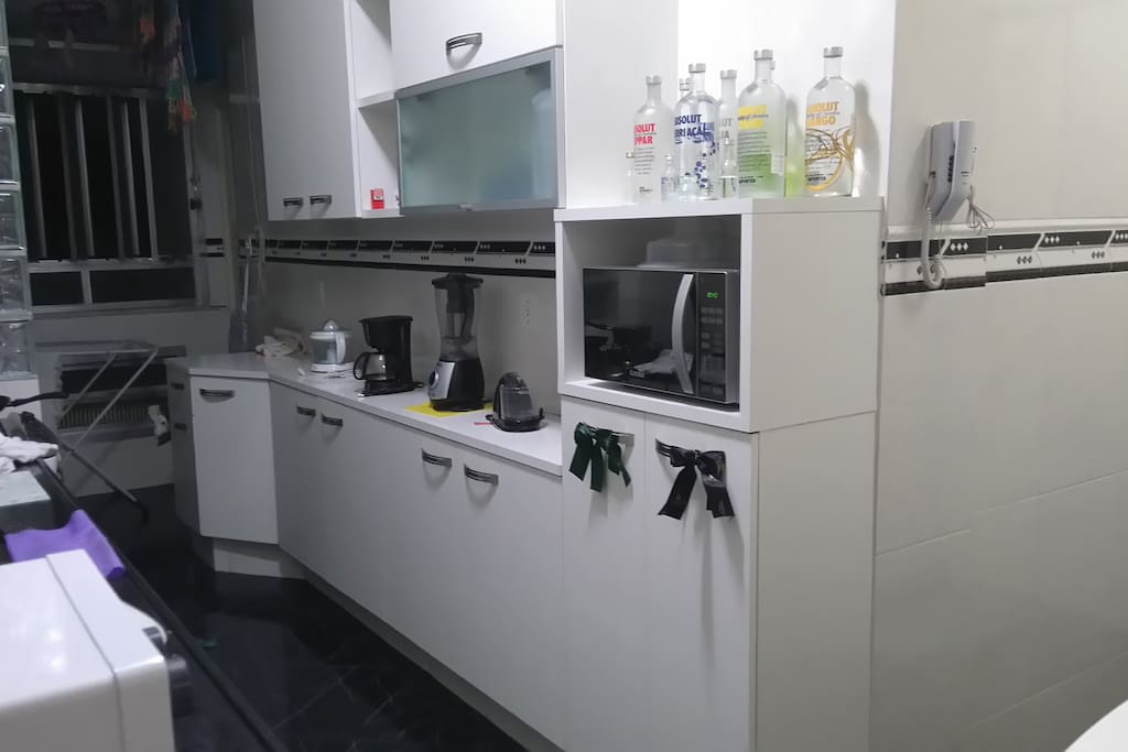 Cozinha e área de serviço