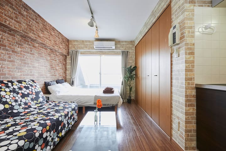 #702★Shibuya 9 min/Free wifi/日当たり良好なお部屋/表参道徒歩圏内