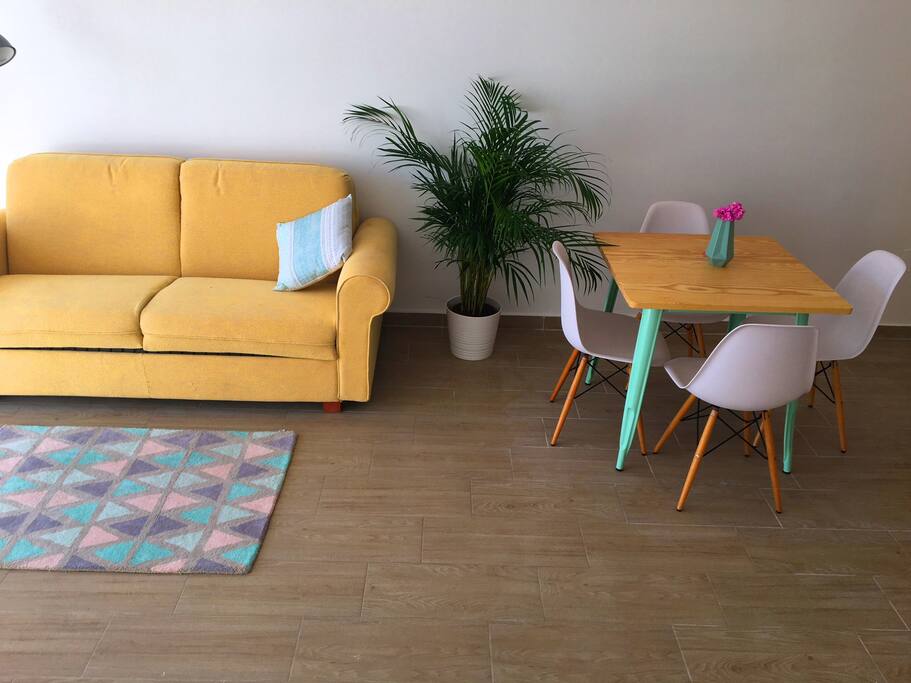 Decoración con colores vivos