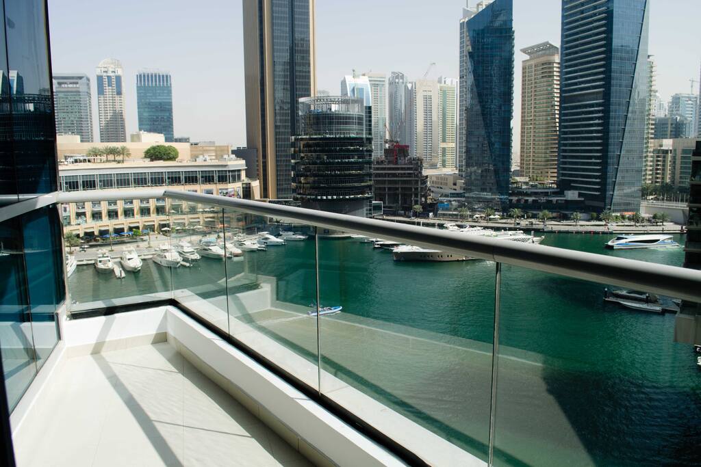 Balcony with views