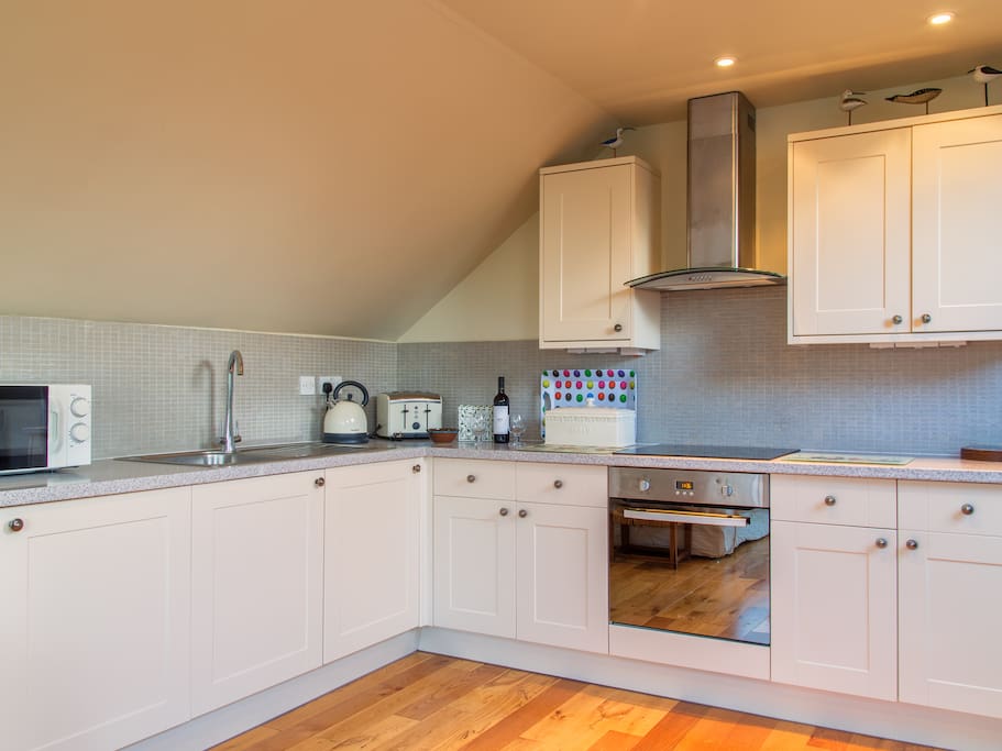 Fully equipped self catering kitchen