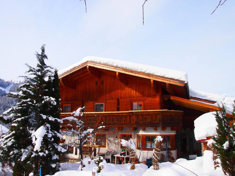 Unser Haus im Winter