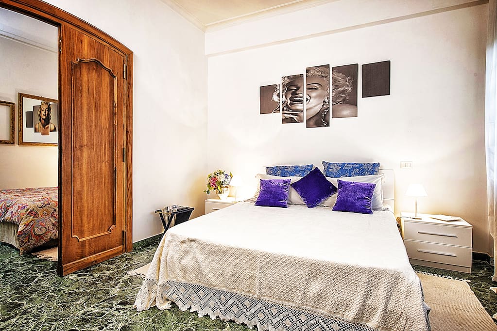 1st Bedroom, view of the 2nd connecting Bedroom