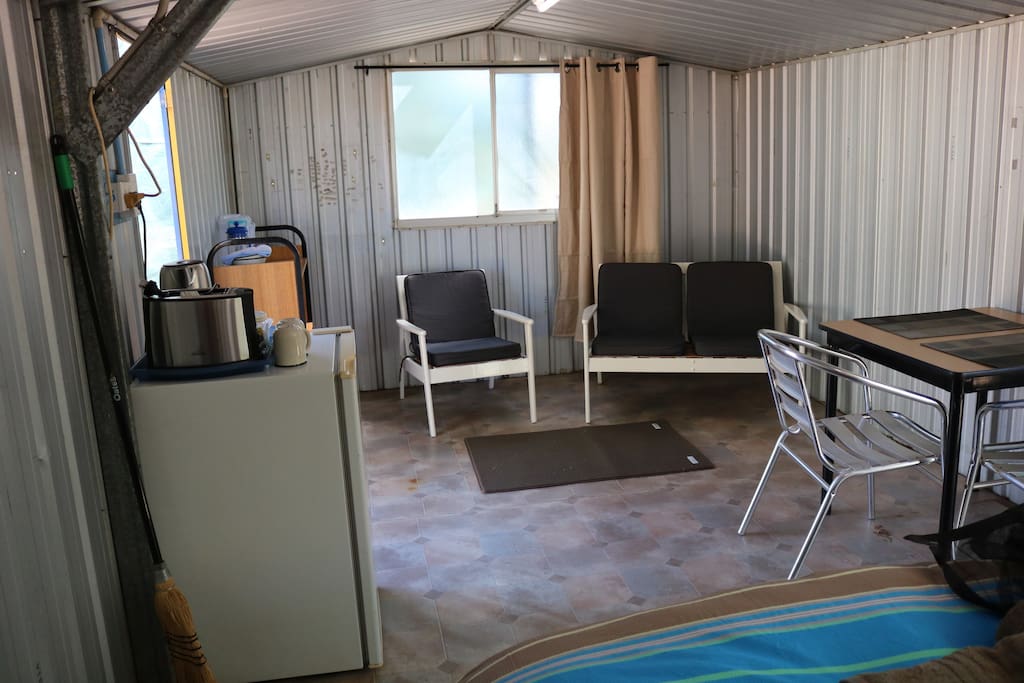 Yes its a shed with creature comforts