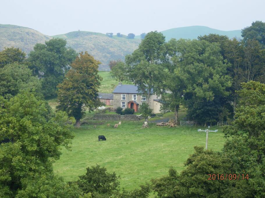 Llwynygronfa set in beautiful countryside