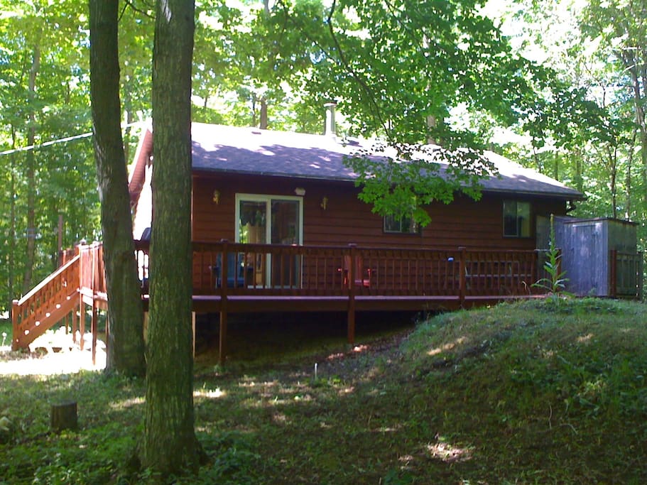 Cottage view from behind