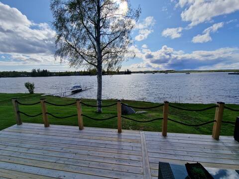 Fantastic location by the Umeälven river.
