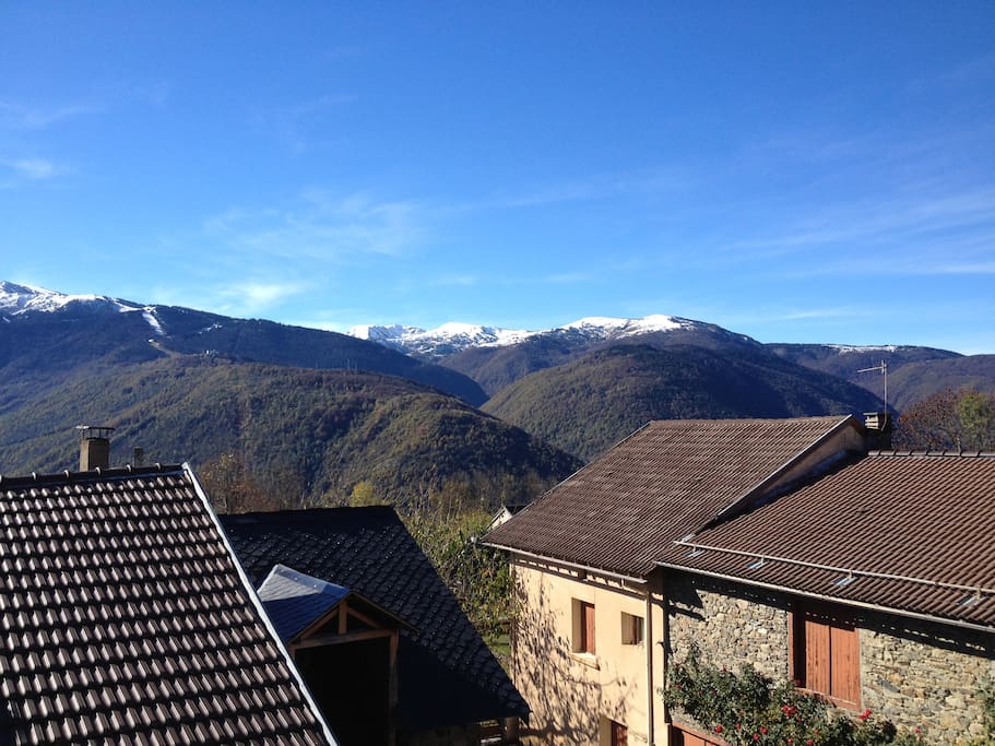 Belle vue sur les pyrénées