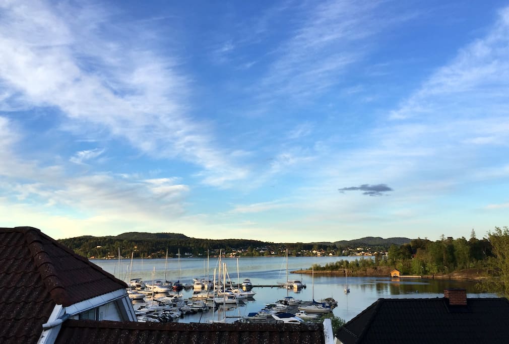View from veranda; Utsikt fra veranda