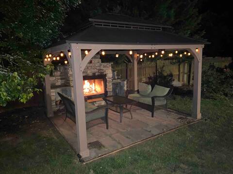 Spacious 3 BR house with private backyard oasis.