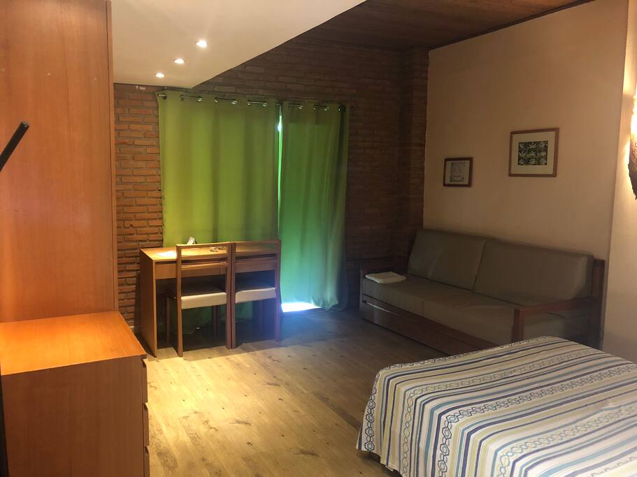 Main room - wardrobe area