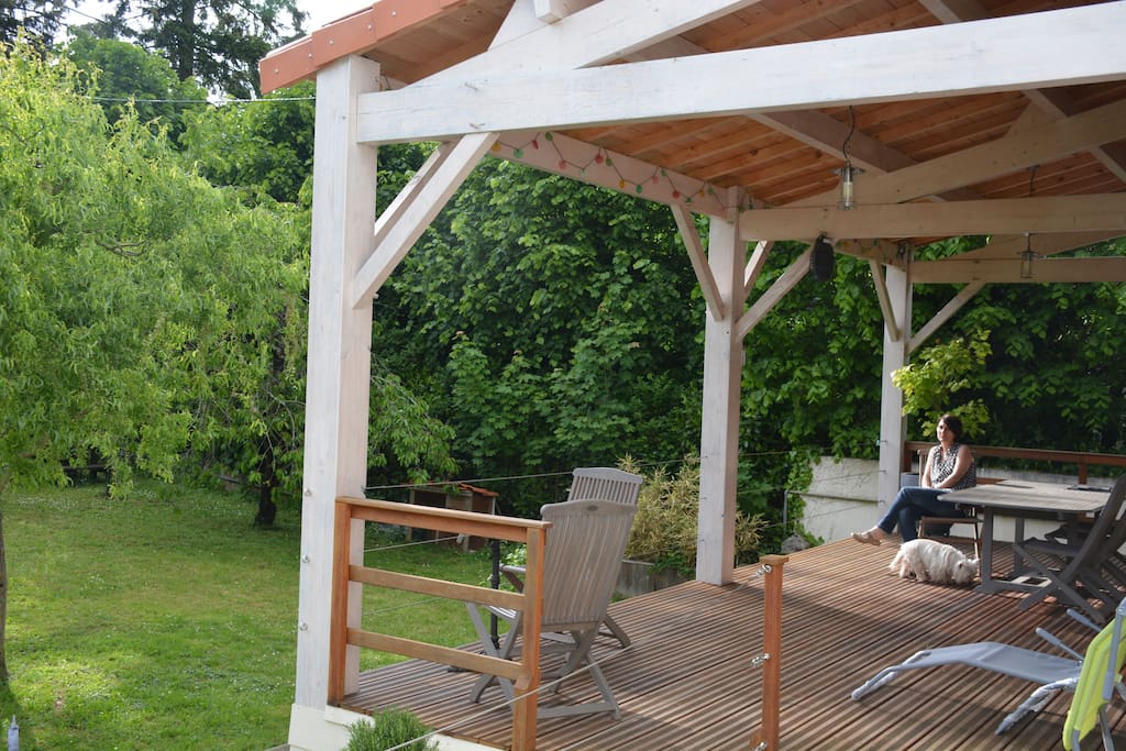 La terrasse.