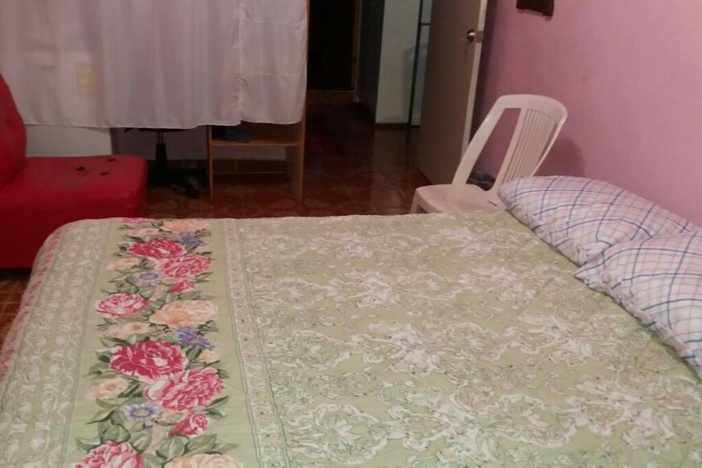 Cama ortopedica, colchonetas y sábanas.