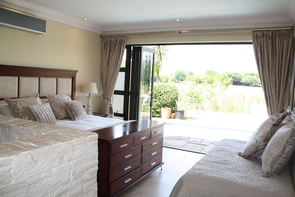 Main Bedroom with exquisite view of an Internal Lake