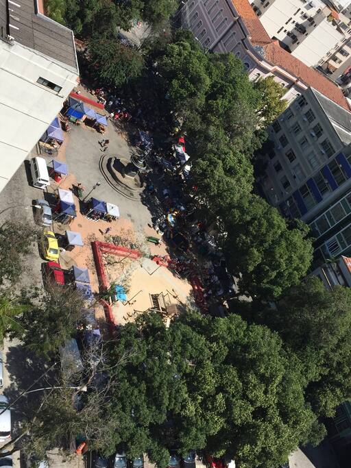Praça São Salvador.