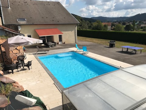 VOSGES: 4-star farm, quiet, pool