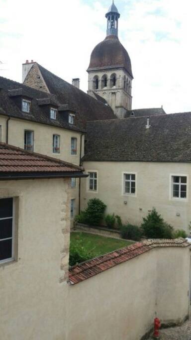 Vue depuis le salon.