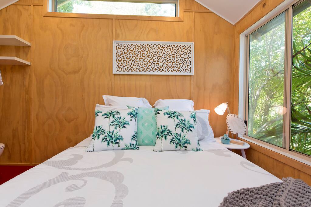 Comfortable queen sized bed
