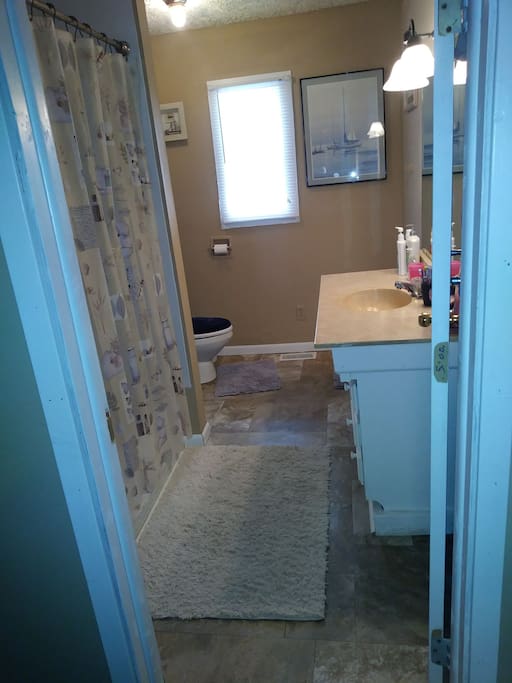 Shared bathroom.