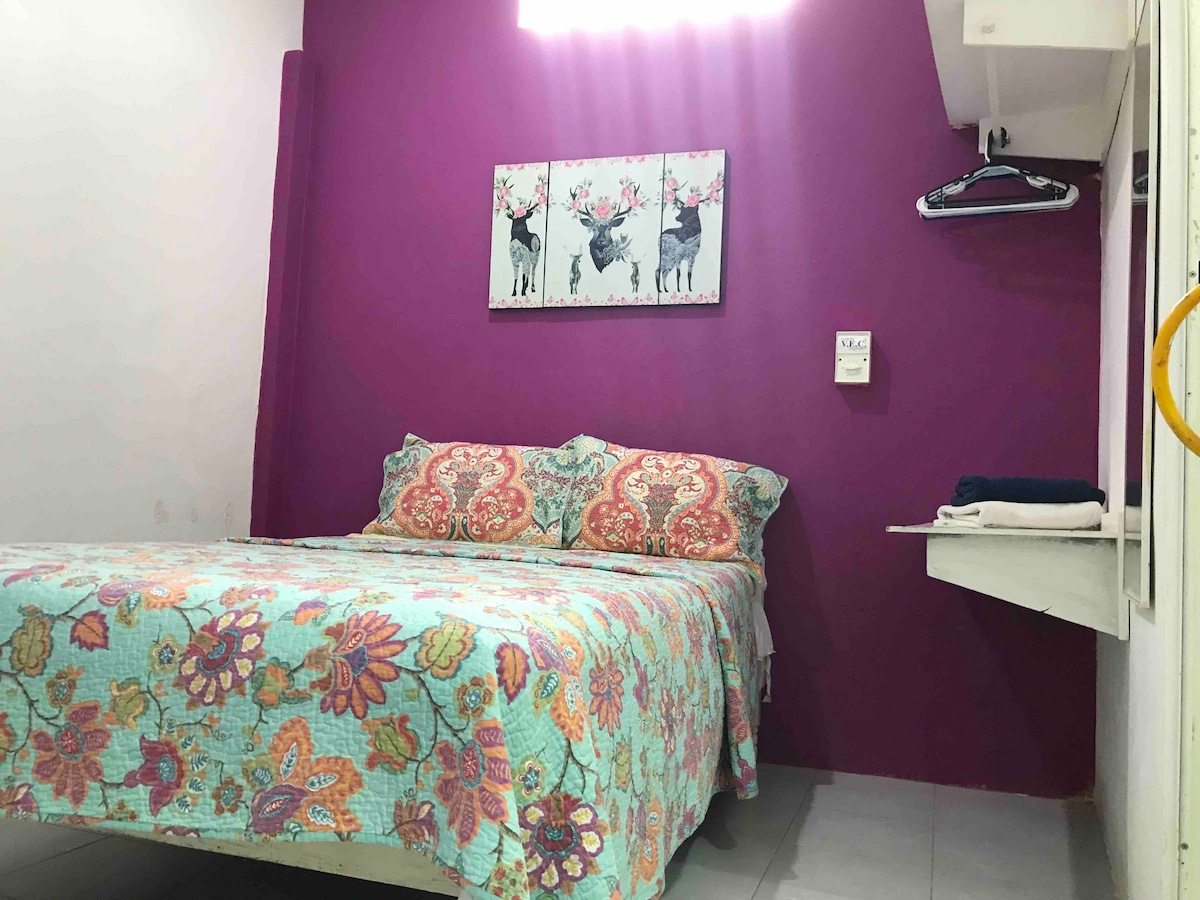 سرير مزدوج، كوخ.