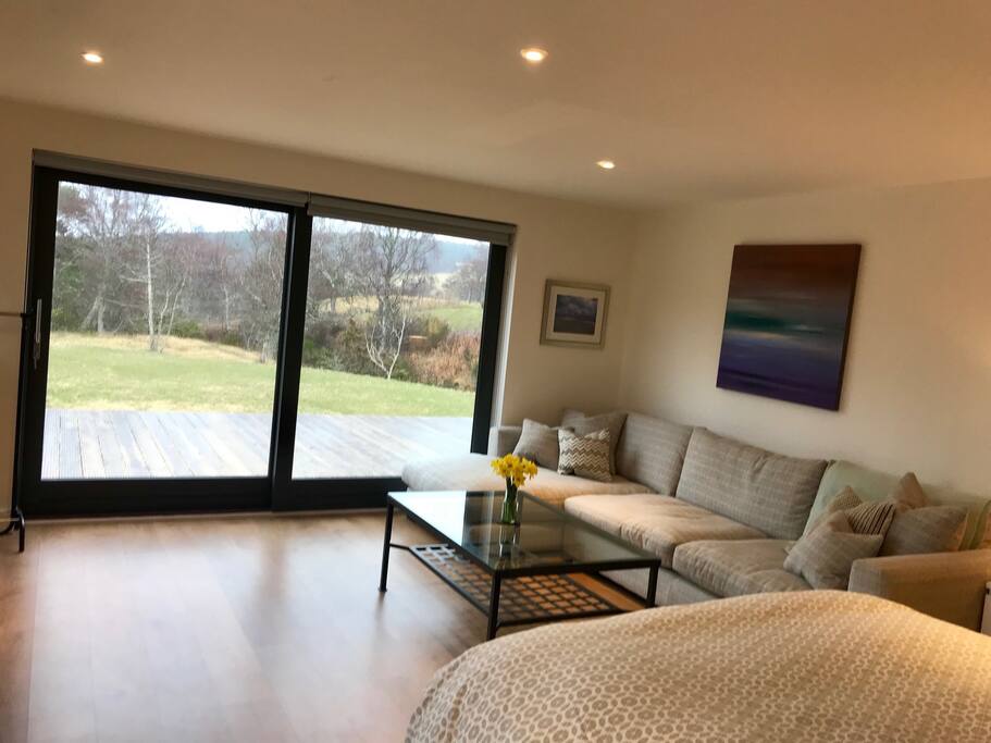 Huge windows to enjoy the views and spot wildlife