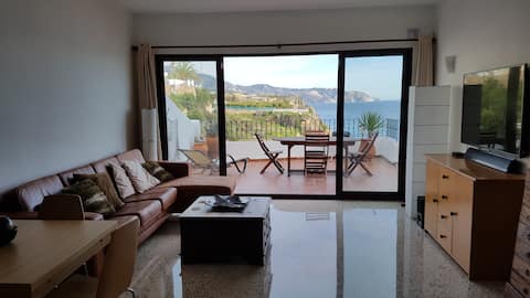 Nerja - Fantastic ocean views over Burriana Beach