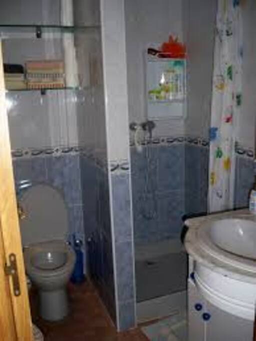BAÑO CON WC, REGADERA Y LAVA MANOS