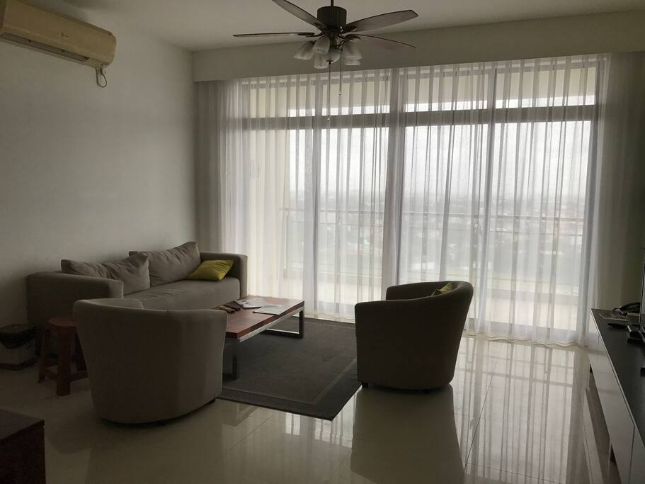 Bright and airy living room