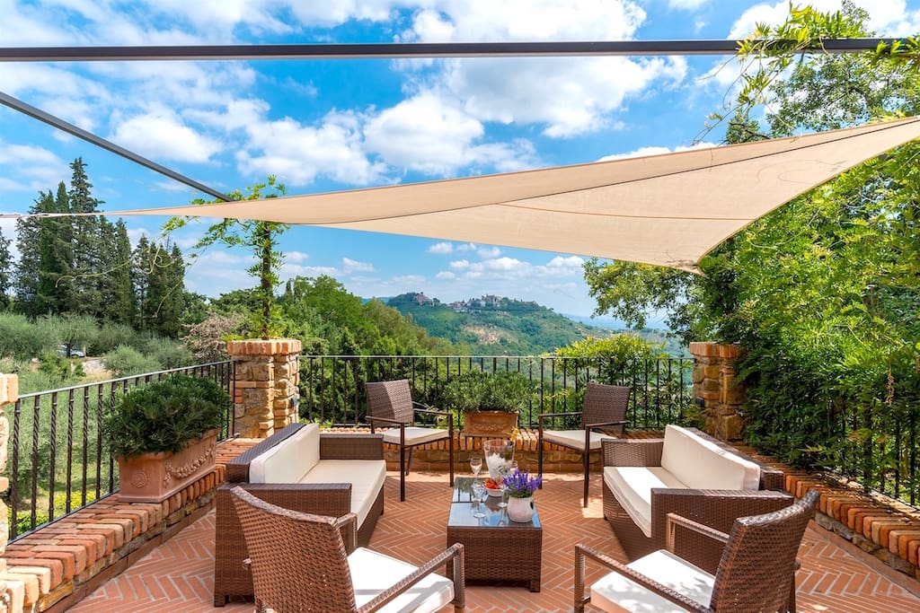 outside living-room