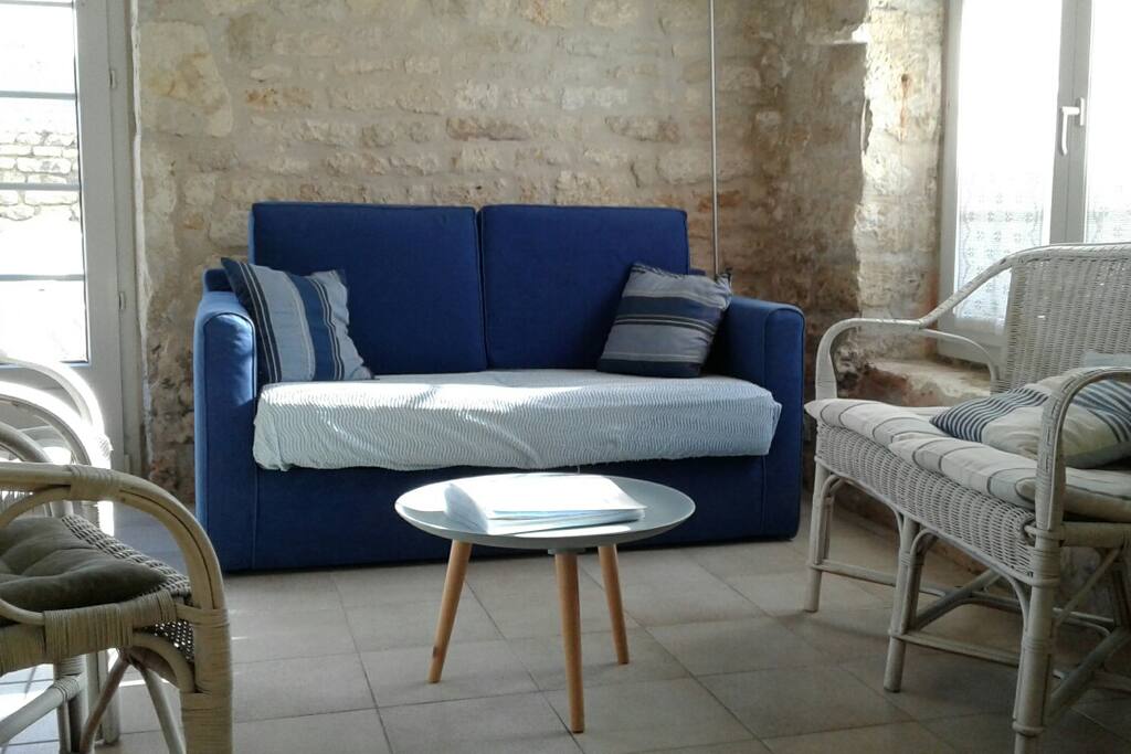 Coin salon et détente.