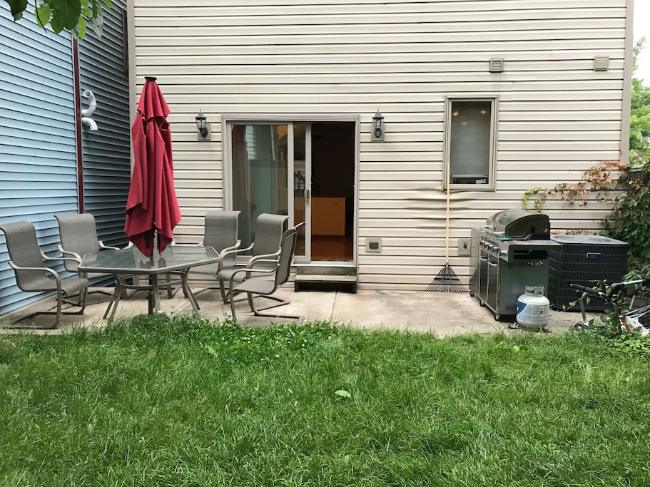 Backyard patio
