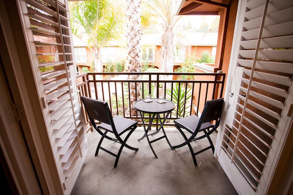 View from the balcony