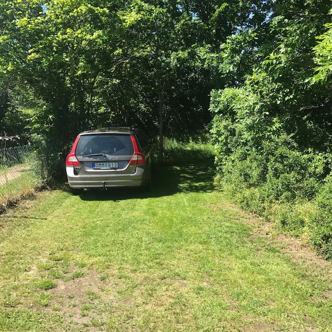 Free parking outside the cottage