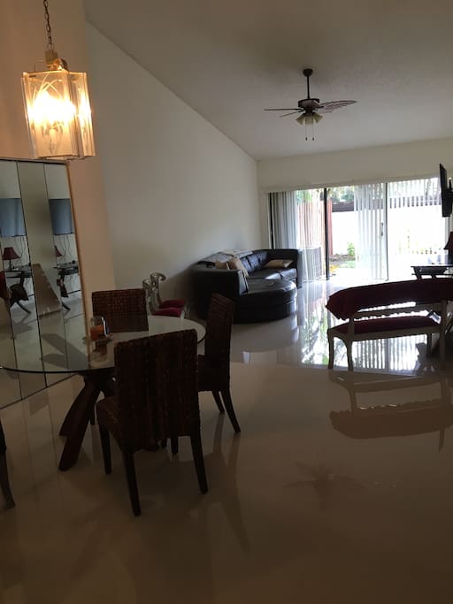 Dining and family room