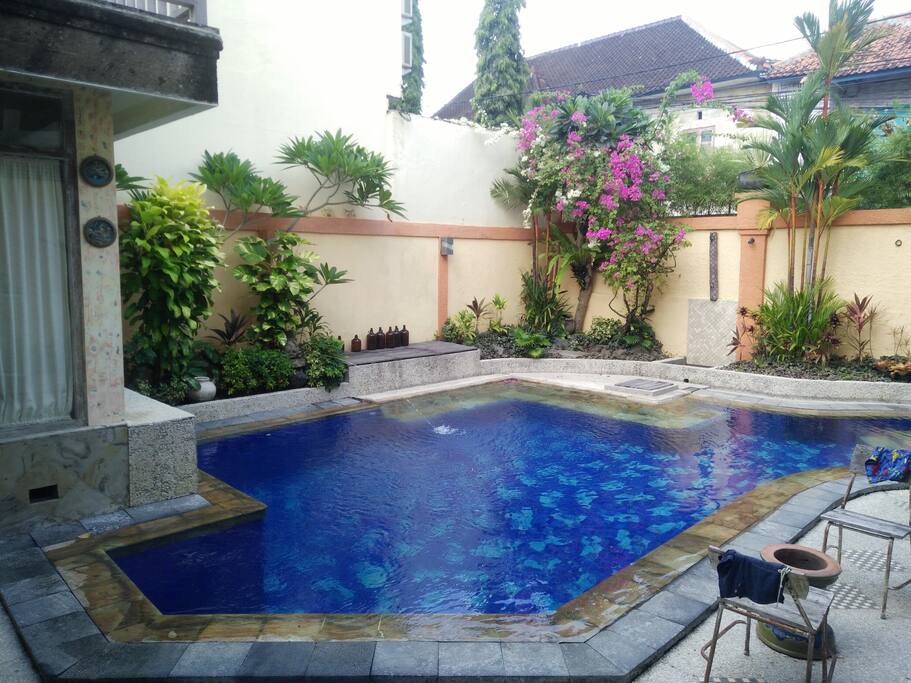 swiimming pool view from patio