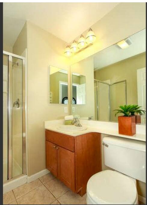 Private bathroom attached