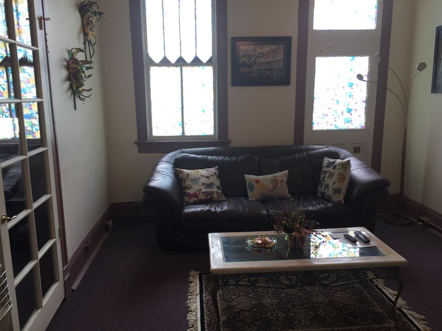 Mardi Gras Suite Living Room