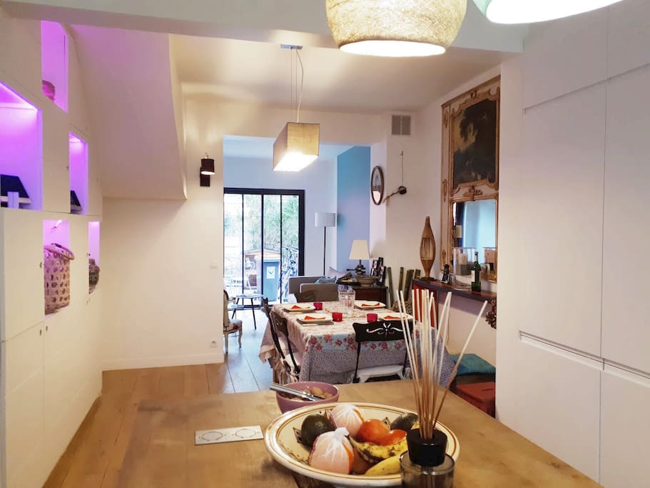 Vue salle à manger