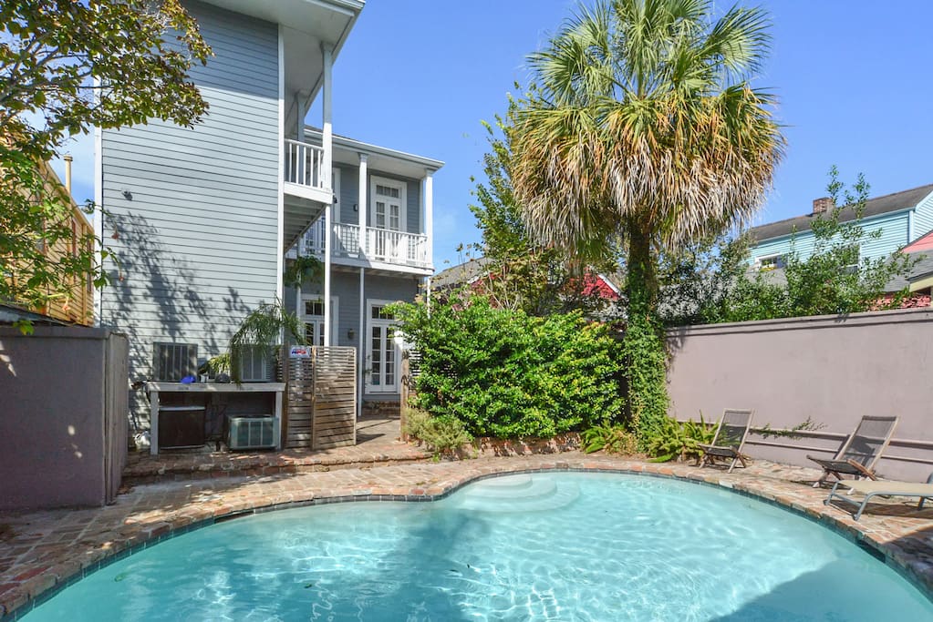 Private Heart Shaped Pool