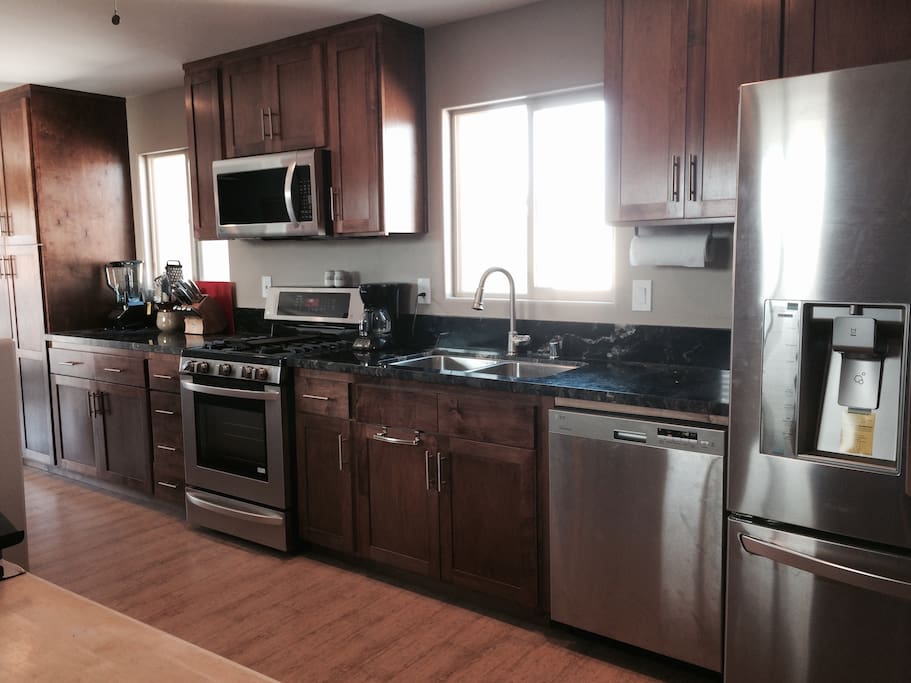 755 unit. Open kitchen area.