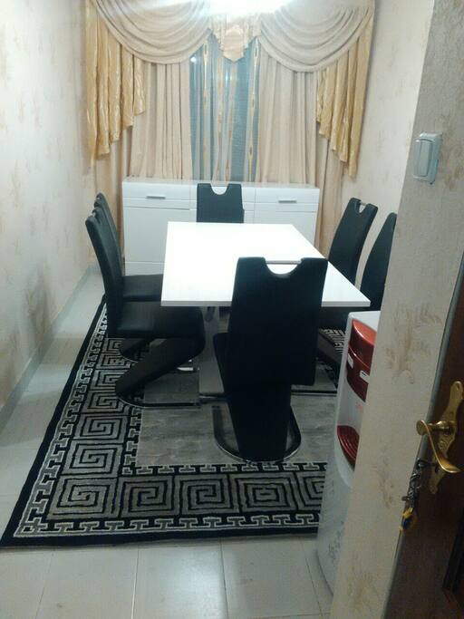 Executive dinning room with fine cutlery.