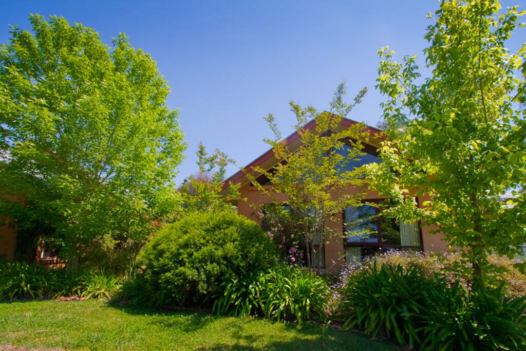 Front of the garden villa
