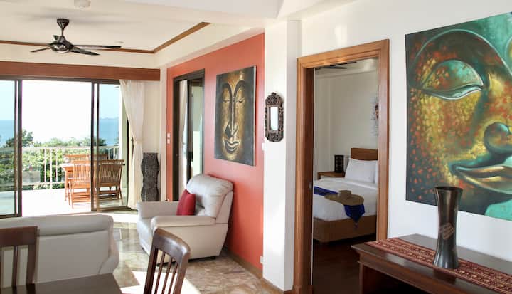 Spacious Modern 2 Bedroom Condo - Fast Wifi! - Ko Samui
