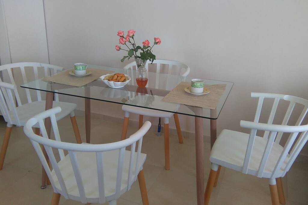 the dinner table